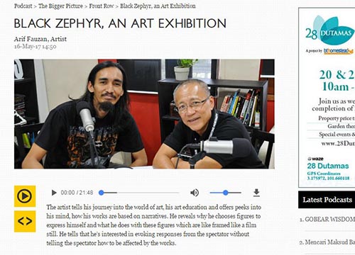 Arif Fauzan was interviewed by Lim Soon Heng from BFM Radio- For those who wish to download the audio file can head over to BFM website.