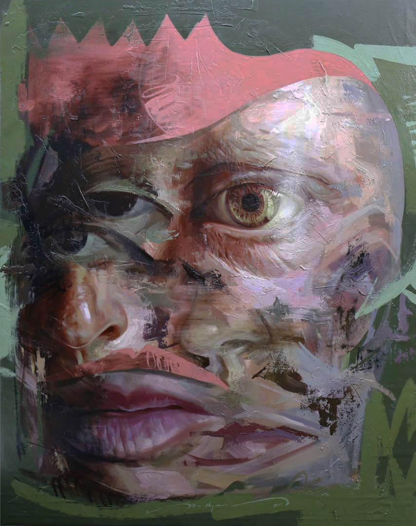 Mr. Jaafar in Pink- Dyed Hair