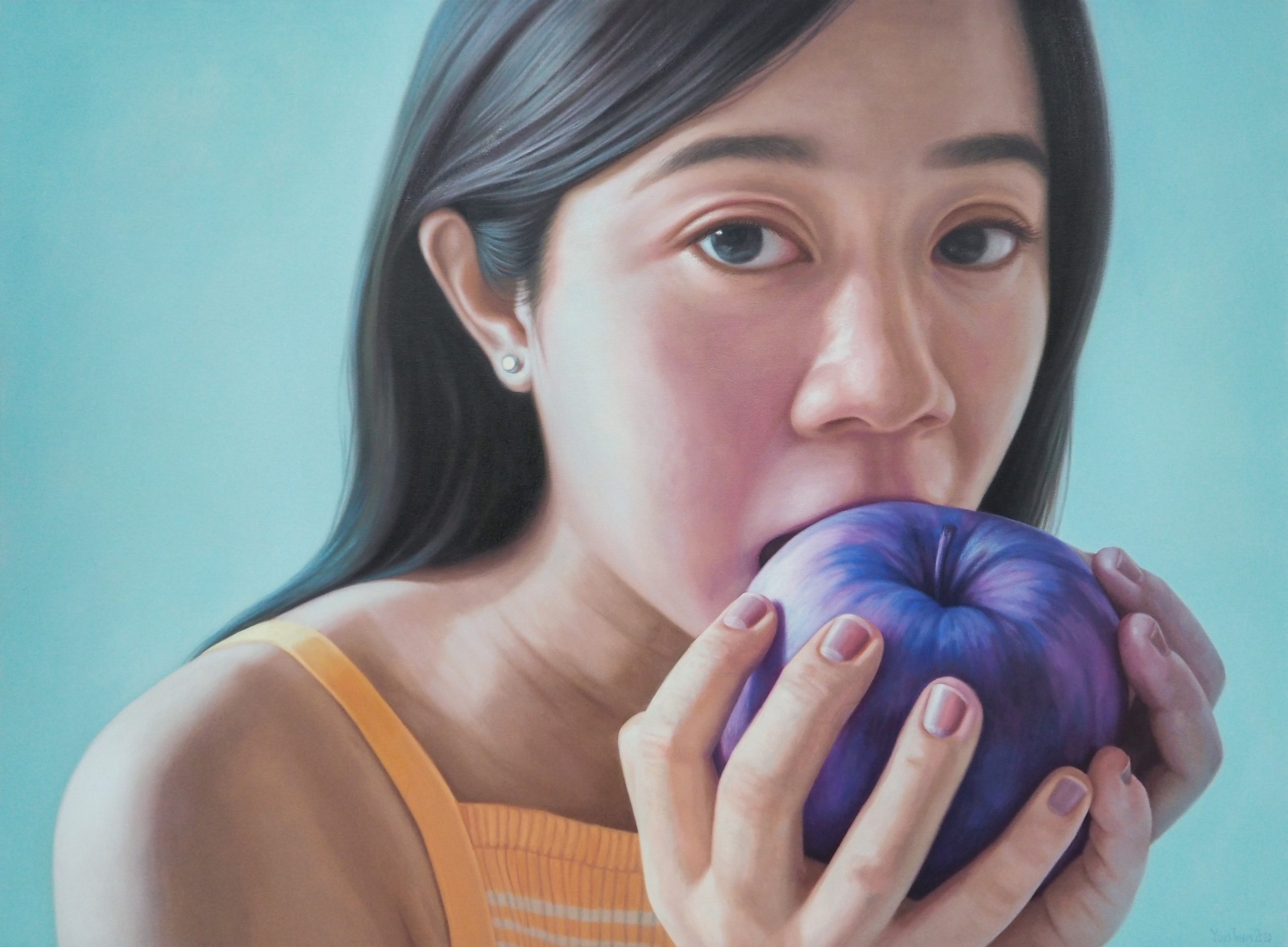 Girl with Apple 