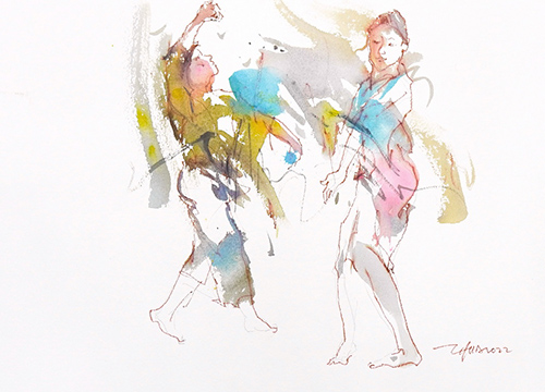 Dancing Sketch 2208