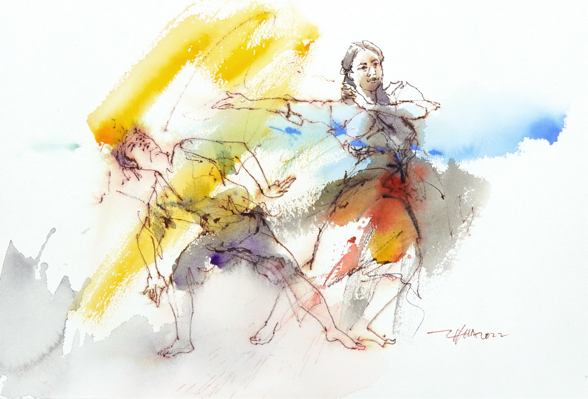 Dancing Sketch 2211