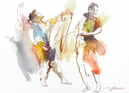 Dancing Sketch 2215