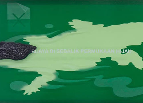 Buaya di Sebalik Permukaan Hijau