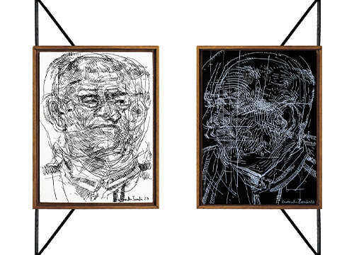 Contrast: Black in White, White in Black 