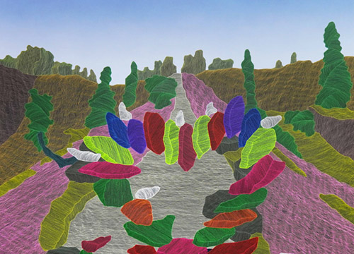 37°36'55''N 112°09'30''W (Heart) 