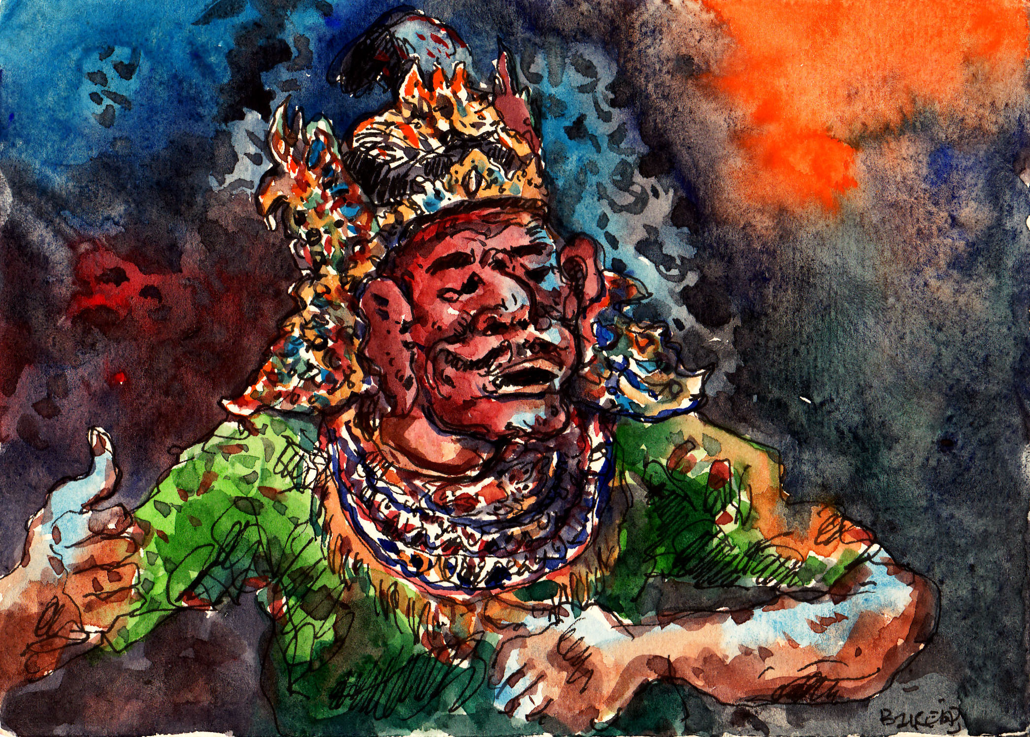 A Clown Mas Bali – Chang Fee Ming PREVIEW G13