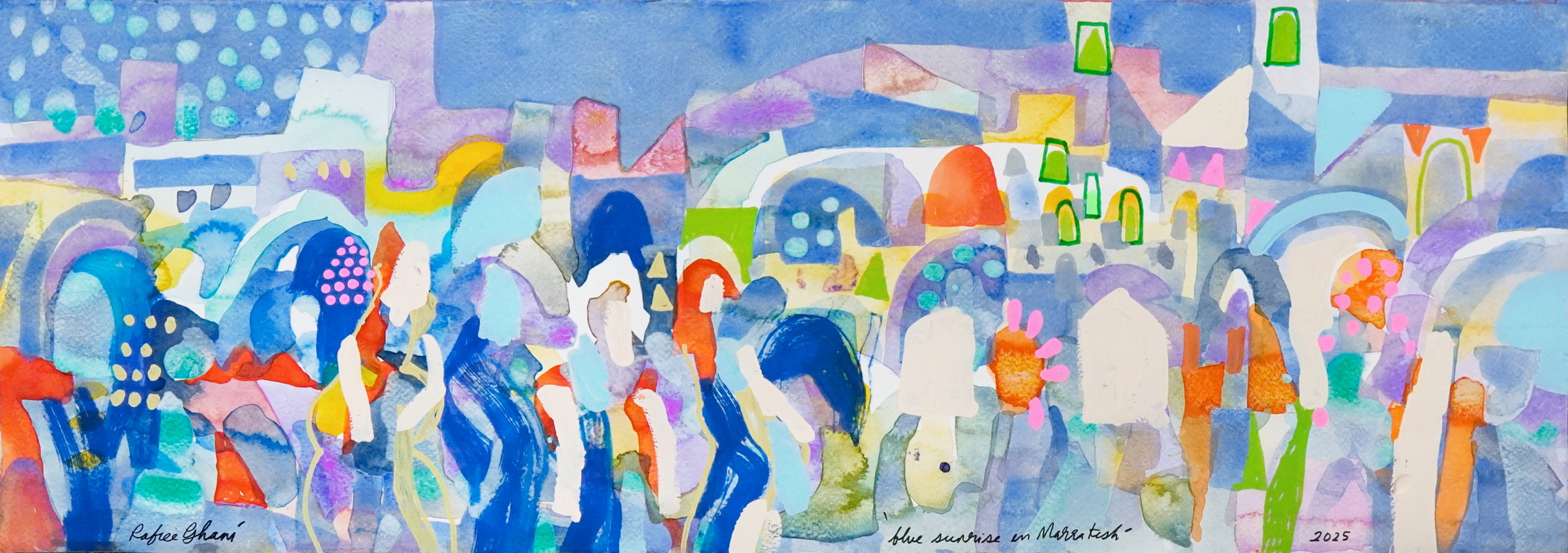Blue Sunrise in Marrakesh – Rafiee Ghani