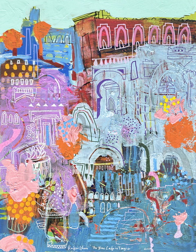 The Blue Cafe in Tangier 