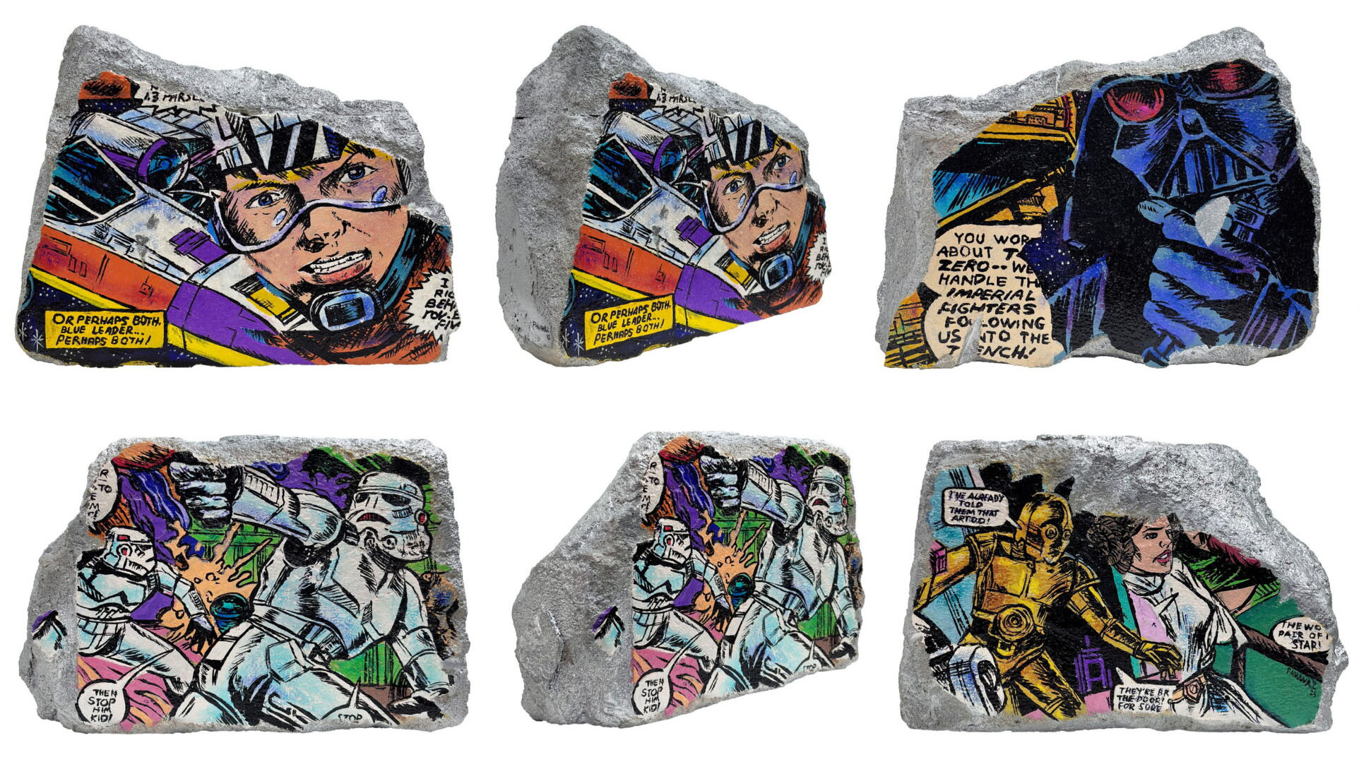 Walled Series; Fragment of Death Star 1 & 2