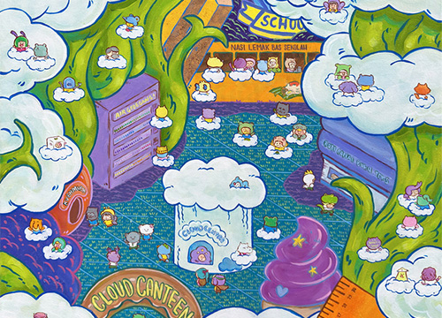 Cloud Canteen at Peak Hour