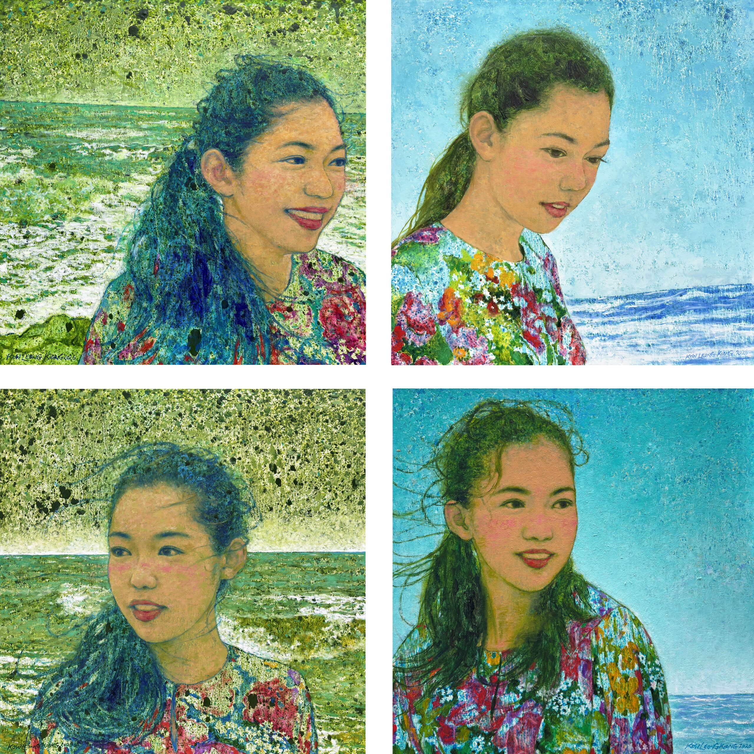 Green, Green 2 & Blue, Blue 2