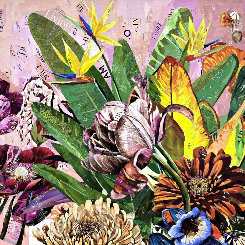 Taman mekar, (Woven Bloom) i 