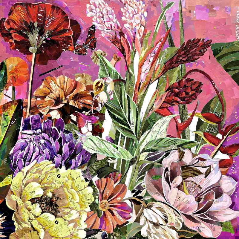 Taman mekar, (Woven Bloom) ii 