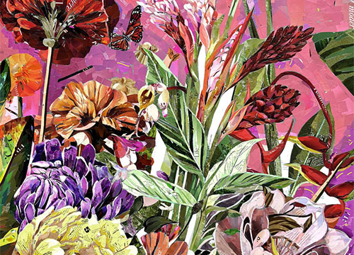 Taman mekar, (Woven Bloom) ii