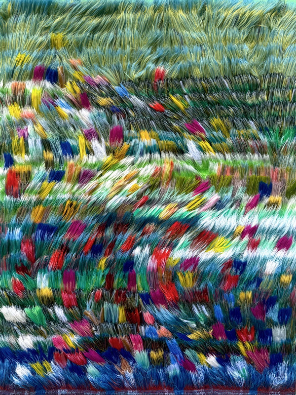 The Meadow Beneath Moving Light