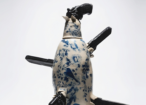 Blue & White, Black Intention