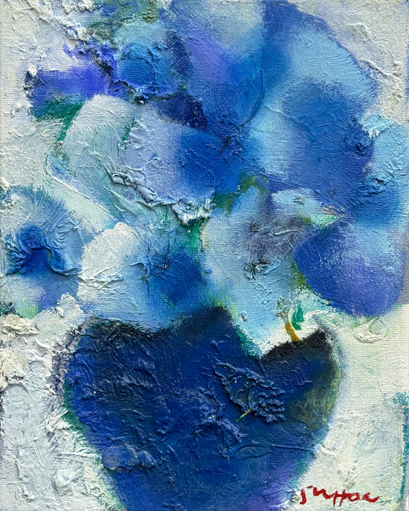 Flowers in Blue