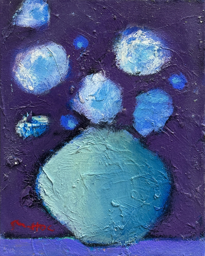Flowers in Blue ii