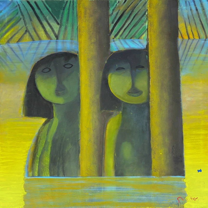 Girls Behind The Trees