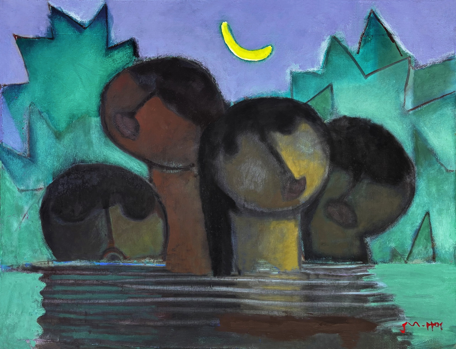 Under Crescent Moon