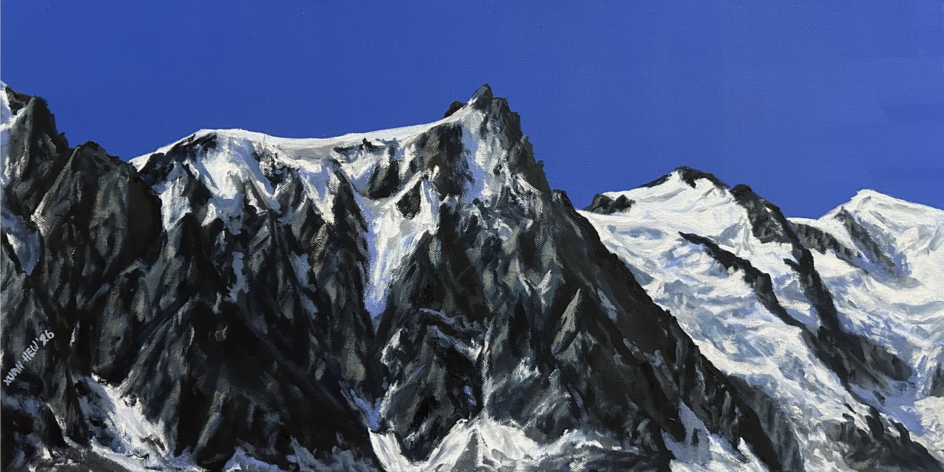 How Blue Is The Sky, Aiguille Du Midi, 3842. No.6
