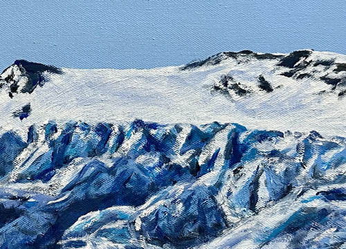 How Blue Is The Sky, Glacier Du Tour, 2150m. No.2 