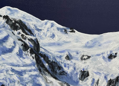 How Blue Is The Sky, Mont Blanc, 4810m No.10